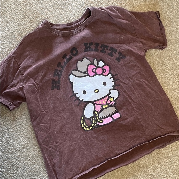 Hello Kitty Tops - Hello Kitty Western Graphic Tee Women’s Size Large